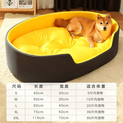 Washable Dog Bed with Removable Cover – Universal Fit