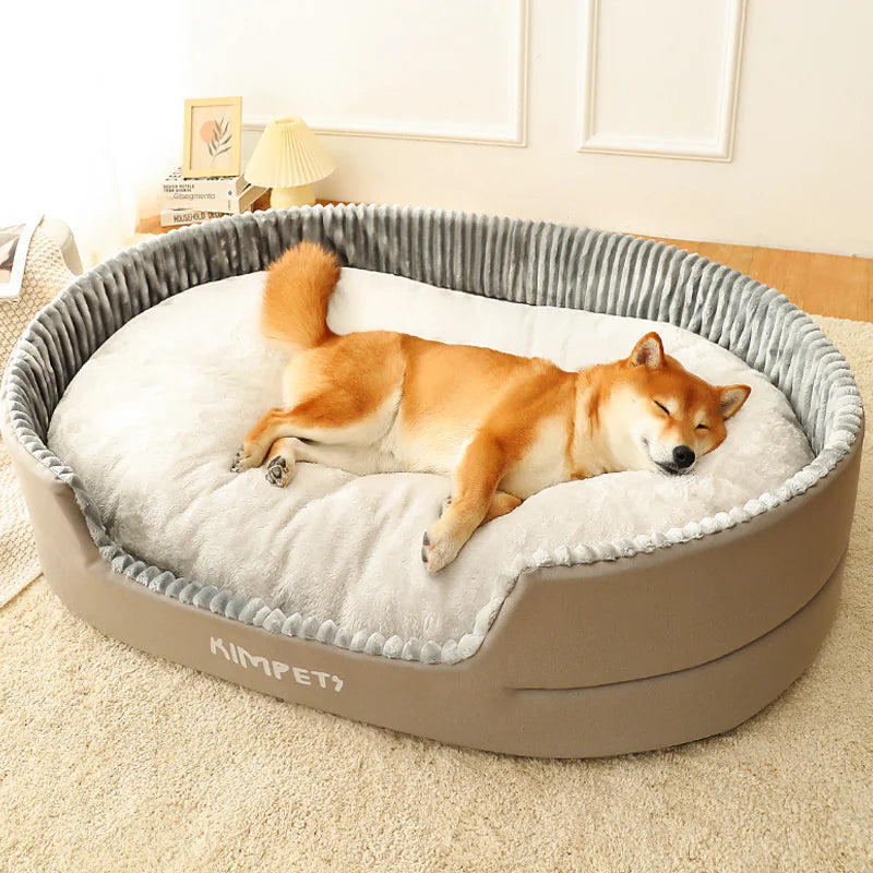 Washable Dog Bed with Removable Cover – Universal Fit