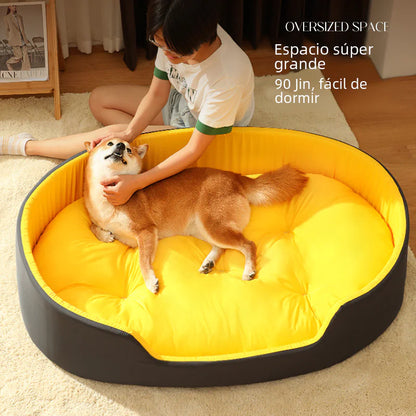 Washable Dog Bed with Removable Cover – Universal Fit