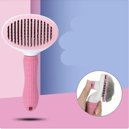 Pet Hair Removal Comb – Grooming Tool for Cats & Dogs