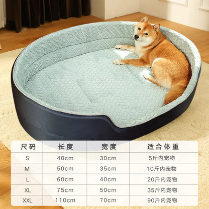Washable Dog Bed with Removable Cover – Universal Fit
