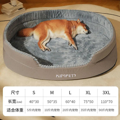Washable Dog Bed with Removable Cover – Universal Fit