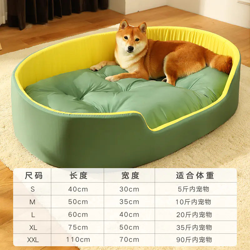 Washable Dog Bed with Removable Cover – Universal Fit